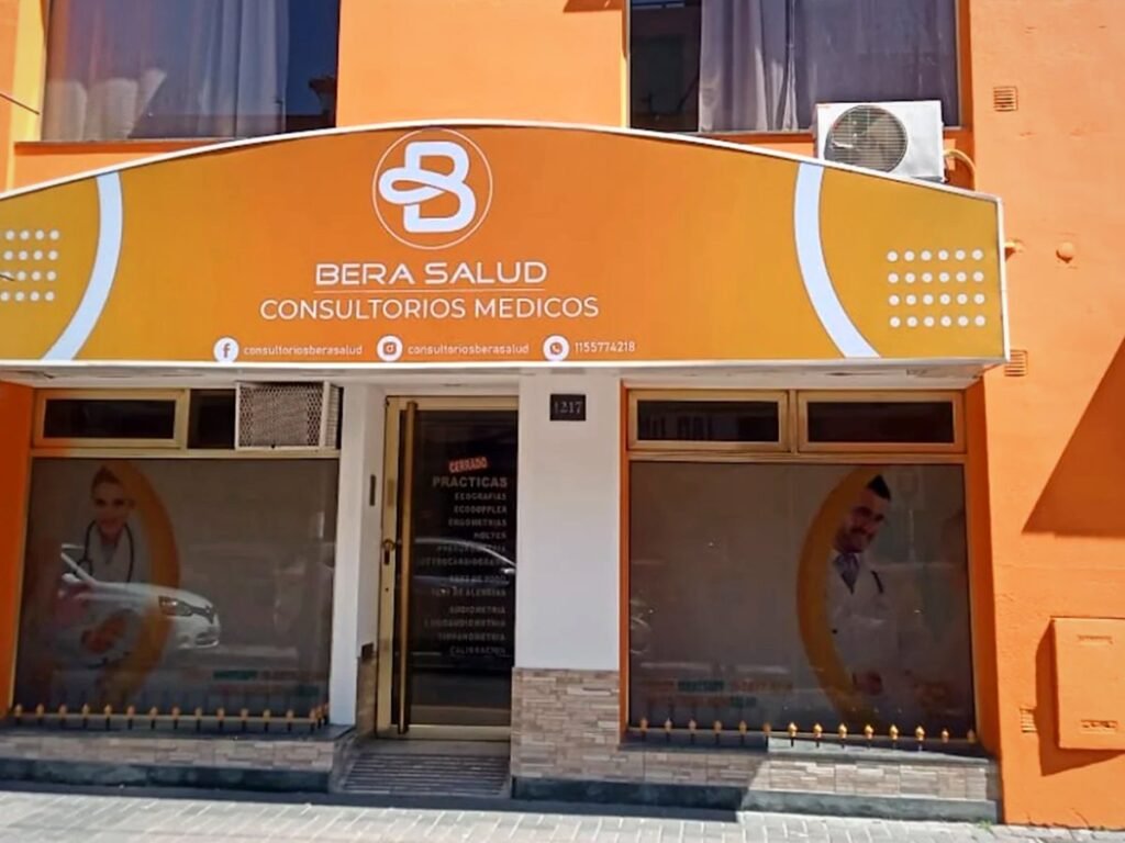 Fachada de Berasalud, centro médico en Calle 148 Nº 1217, Berazategui